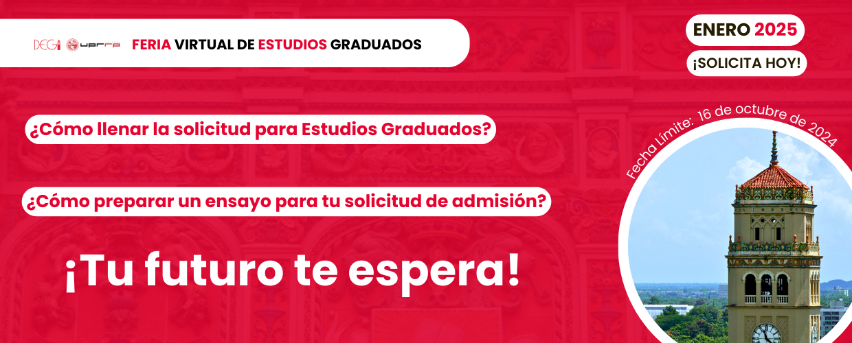 Feria de Estudios Graduados ENERO 2025