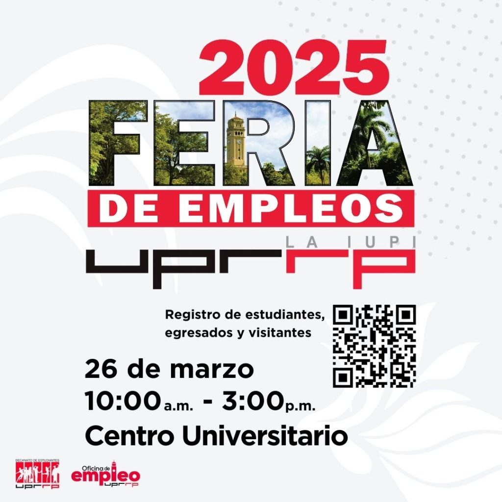 Afiche Ferie de empleos UPRRP 2025 26 de marzo de 2025